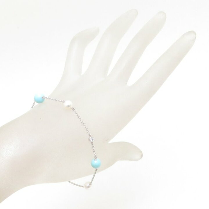 楽天市場】ミキモト MIKIMOTO パール ターコイズ ダイヤモンド 