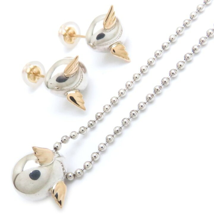 楽天市場】天使の卵 TenshinoTamago ネックレス&ピアス 2点セット 