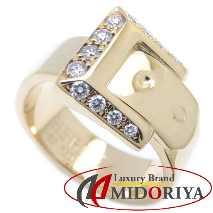 楽天市場】エルメス HERMES ベルト リング 指輪 ダイヤモンド #52 11号  