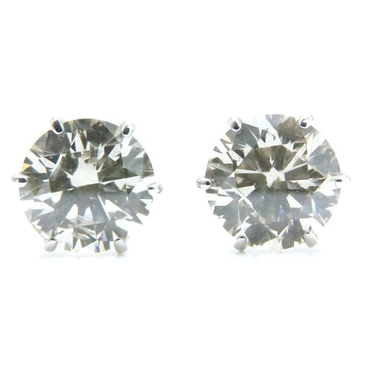 楽天市場】ダイヤモンド ピアス 一粒ダイヤモンド0.757ct ファンシー  