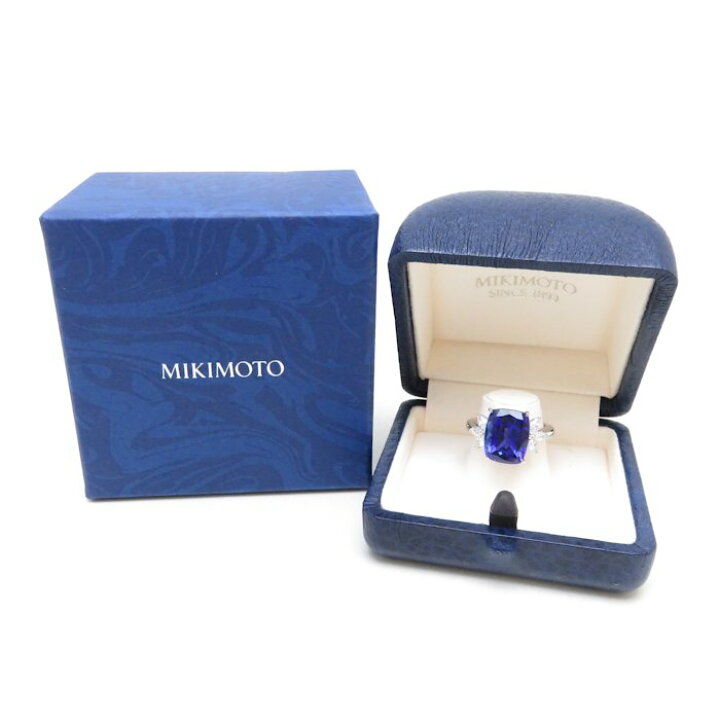 楽天市場】MIKIMOTO ミキモト リング タンザナイト6.63ct ダイヤモンド 