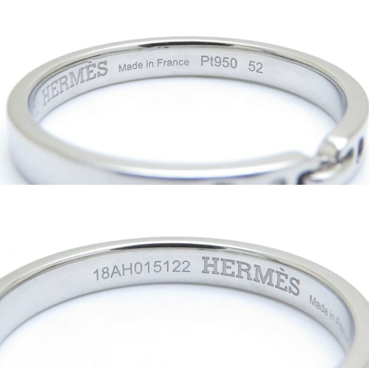 楽天市場】エルメス HERMES エヴァーシェーヌダンクル PM リング 指輪 