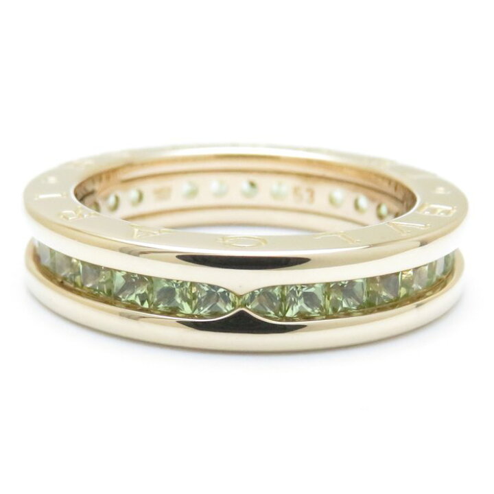 楽天市場】ブルガリ BVLGARI ビーゼロワン リング 指輪 ペリドット #53  