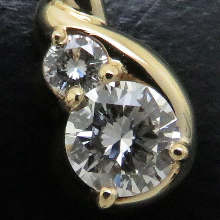 楽天市場】ダイヤモンド ネックレス K18YG ダイヤモンド0.32ct/0.05ct  