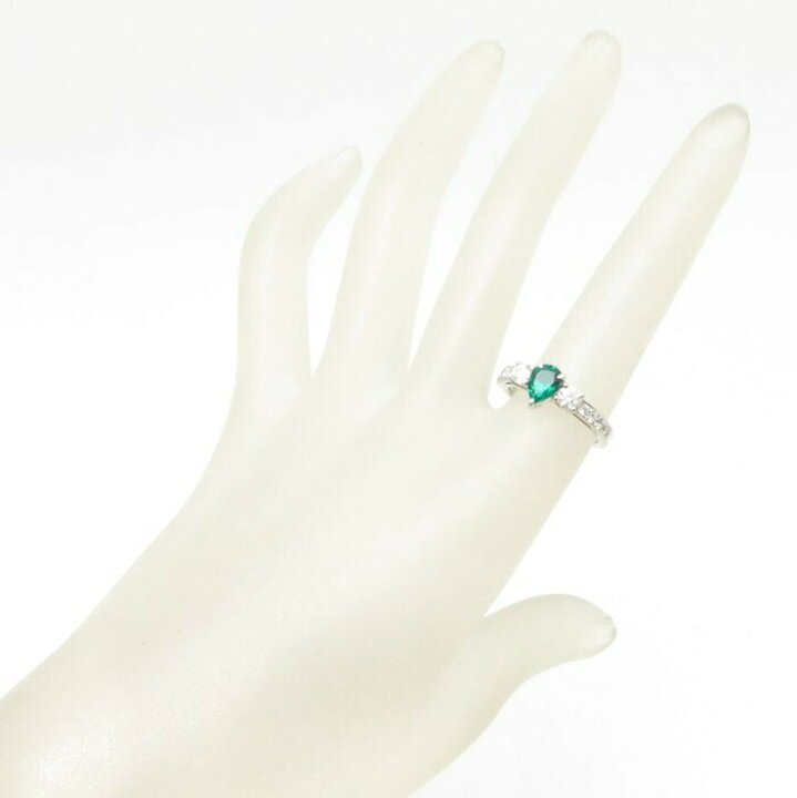 楽天市場】リング Pt900 エメラルド0.75ct ダイヤモンド0.53ct 12号 