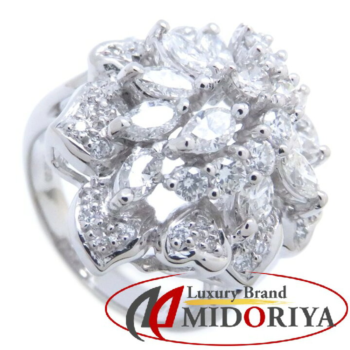 楽天市場】ダイヤモンドリング Pt900 11号 ダイヤモンド1.68ct  