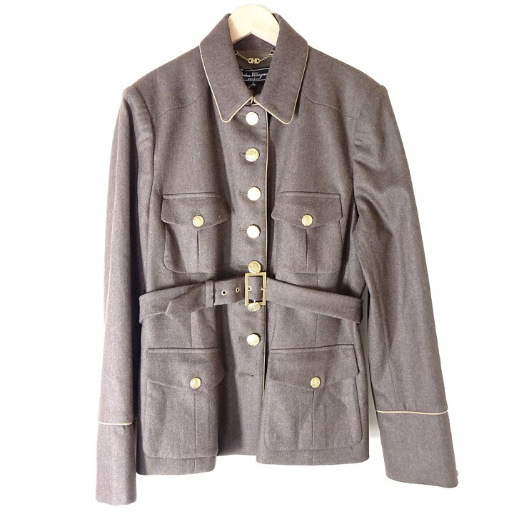 楽天市場】サルヴァトーレフェラガモ Salvatore Ferragamo ノーカラー  