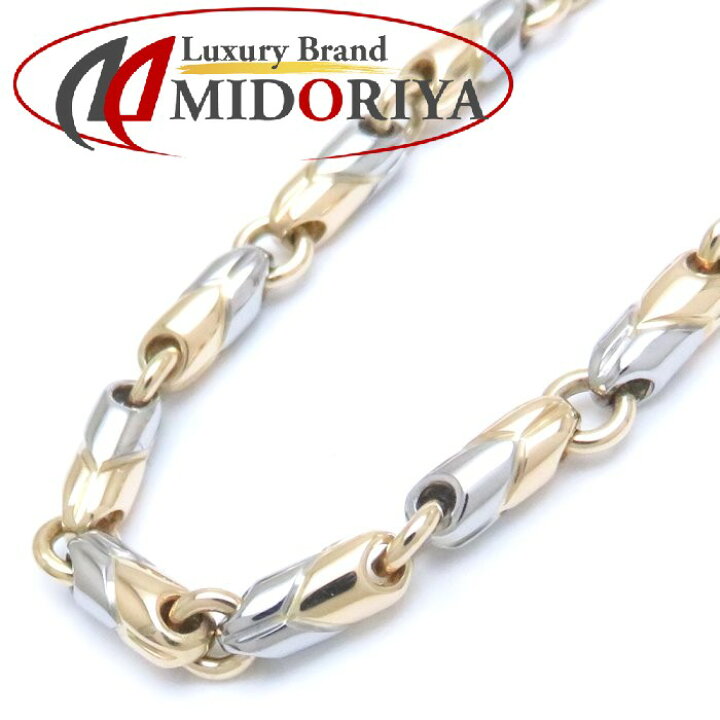 楽天市場】ブルガリ BVLGARI パッソドッピオ ネックレス 49cm コンビ 