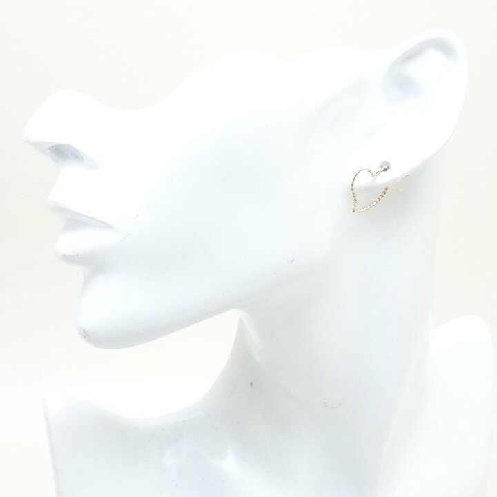 楽天市場】ノジェス NOJESS ハートフープ ピアス K10PG ピンクゴールド 