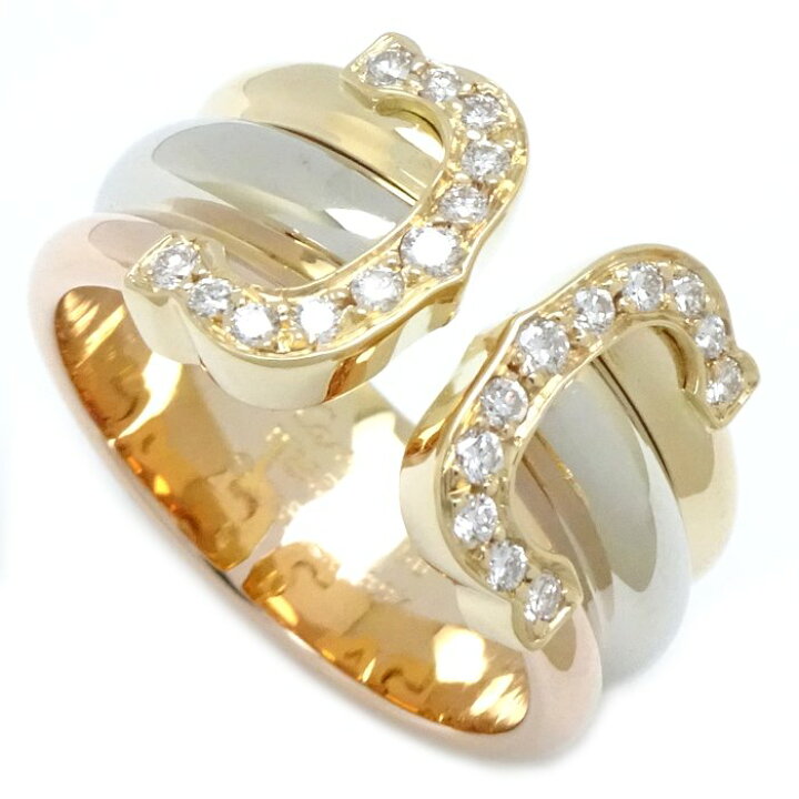 楽天市場】カルティエ CARTIER 2C リング 指輪 ダイヤモンド #50 10.5 