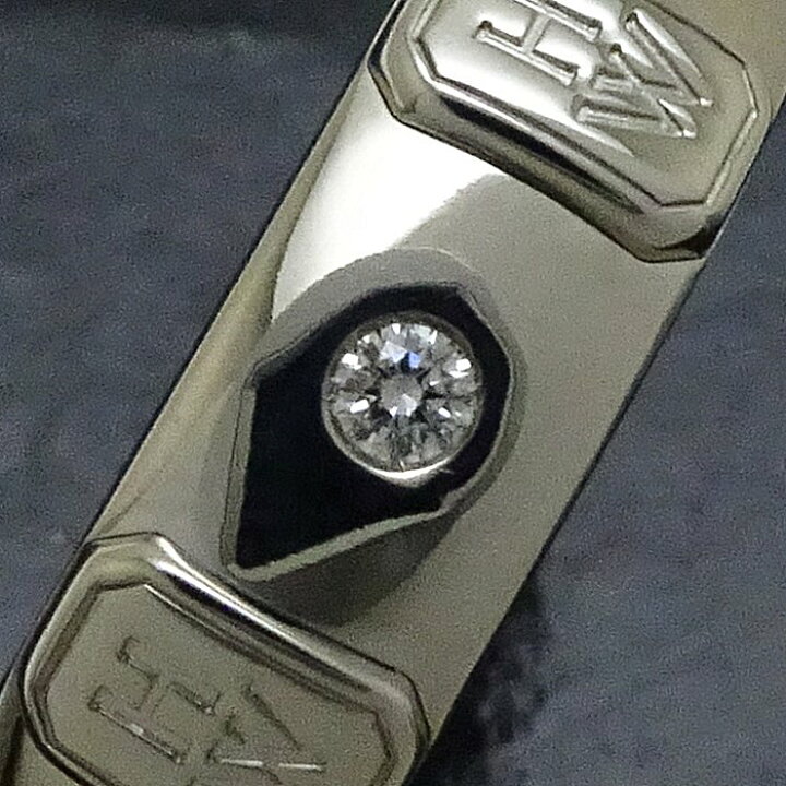 楽天市場】ハリーウィンストン HARRY WINSTON HWロゴ バンド リング  
