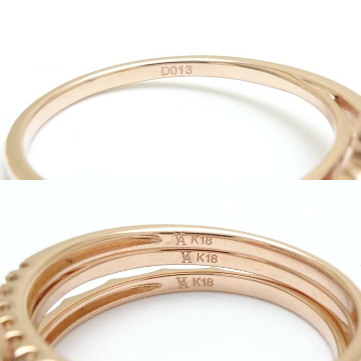楽天市場】ヴァンドーム青山 VENDOME Aoyama ダイヤモンド 3連 リング 