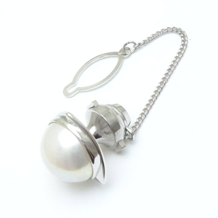 楽天市場】田崎真珠 TASAKI カフス & タイタック 2点セット マベパール  