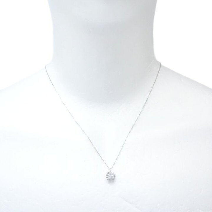楽天市場】一粒ダイヤモンド1.140ct ネックレス Pt900プラチナ × Pt850  