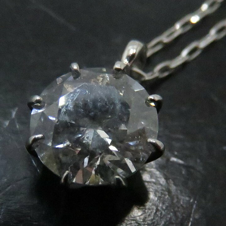 楽天市場】一粒ダイヤモンド1.140ct ネックレス Pt900プラチナ × Pt850  