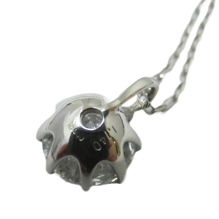 楽天市場】一粒ダイヤモンド1.140ct ネックレス Pt900プラチナ × Pt850  