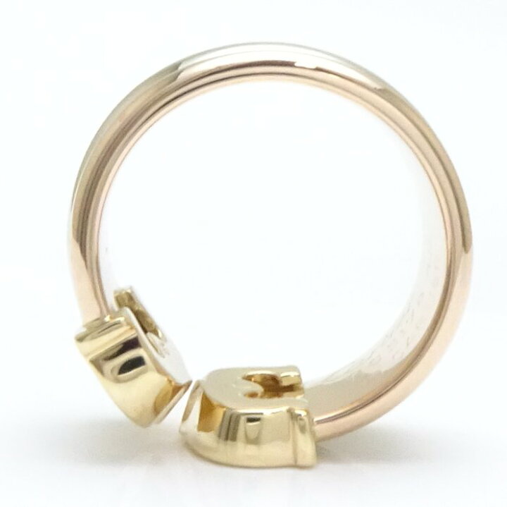 楽天市場】カルティエ CARTIER 2C リング 指輪 #49 9号 K18スリー 