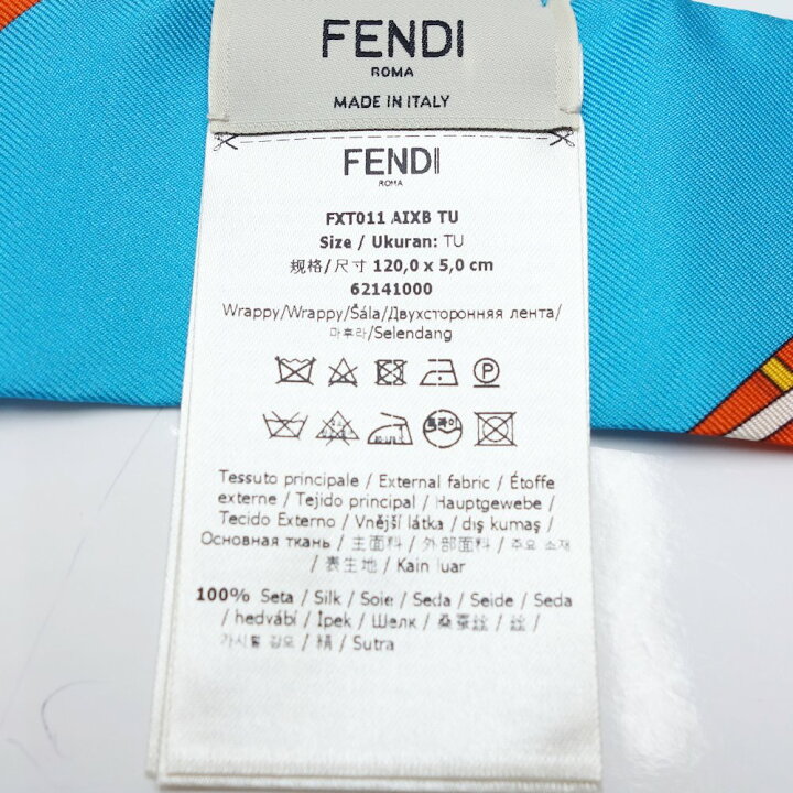 楽天市場】フェンディ FENDI ラッピー バンドスカーフ FXT011 スカーフ  