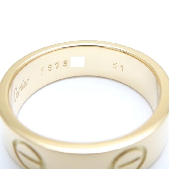 楽天市場】カルティエ CARTIER ラブ リング 指輪 #51 10.5号 B4084600  