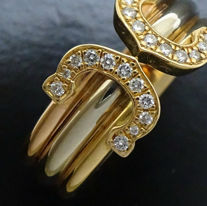 楽天市場】カルティエ CARTIER 2C リング 指輪 ダイヤモンド 
