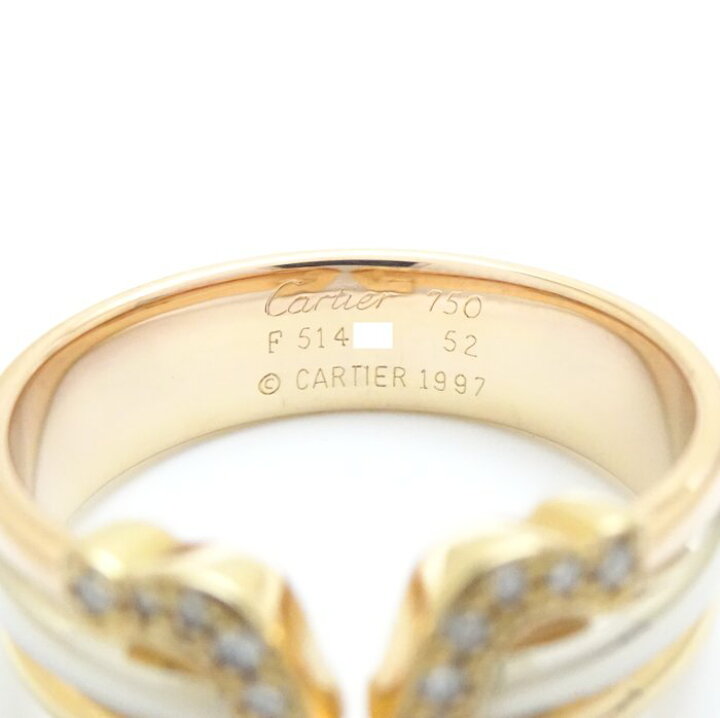 楽天市場】カルティエ CARTIER 2C リング 指輪 ダイヤモンド 