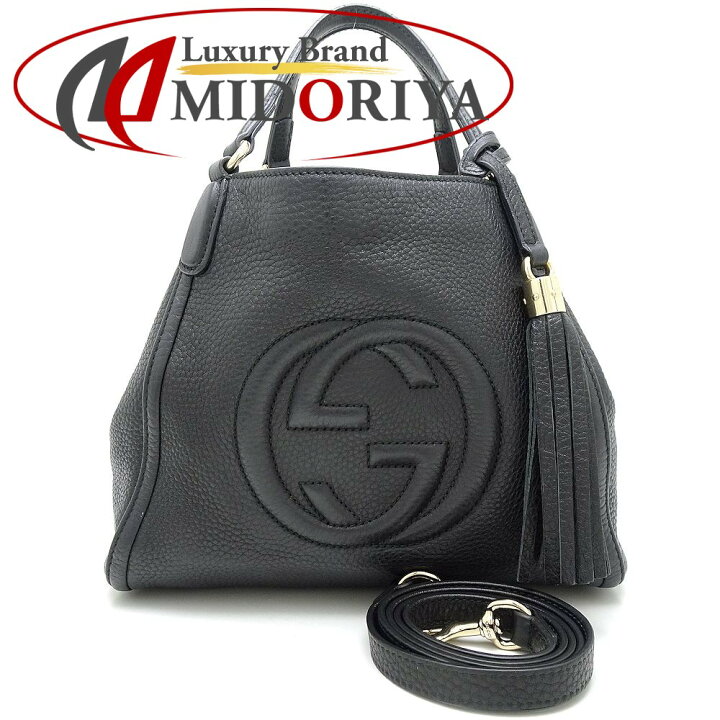 楽天市場】グッチ GUCCI ソーホー 336751 2Wayバッグ レザー ブラック 
