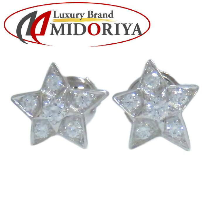 楽天市場】シャネル CHANEL コメット ピアス ダイヤモンド J0464 K18WG  