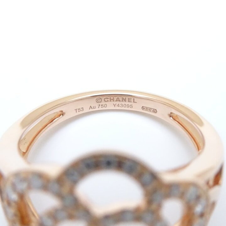 楽天市場】シャネル CHANEL カメリア ダイヤモンド リング 指輪 J10808  