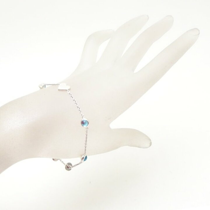 楽天市場】グッチ GUCCI ハートタグ ブレスレット ブルートパーズ  