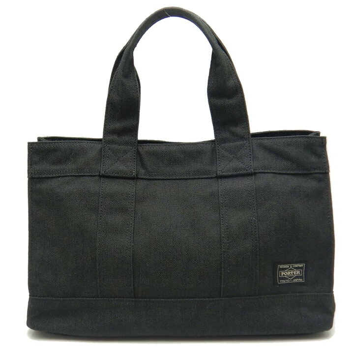 楽天市場】ポーター PORTER トートバッグ キャンバス ブラック 