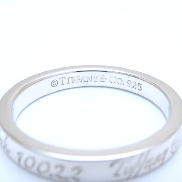 楽天市場】ティファニー TIFFANY&Co. ノーツ ナロー リング 指輪 13号 