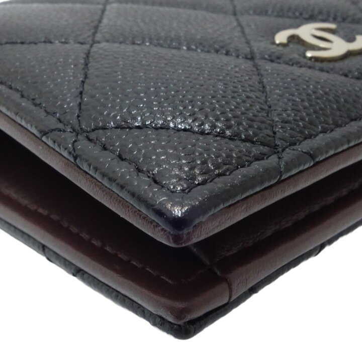 楽天市場】シャネル CHANEL マトラッセ スモールウォレット AP3178 二  