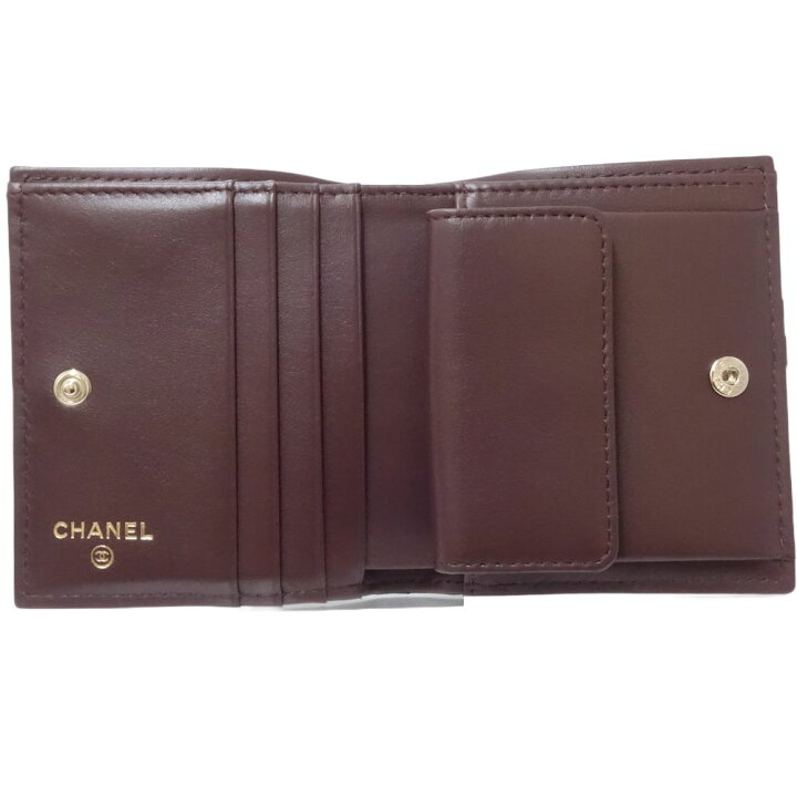 楽天市場】シャネル CHANEL マトラッセ スモールウォレット AP3178 二 