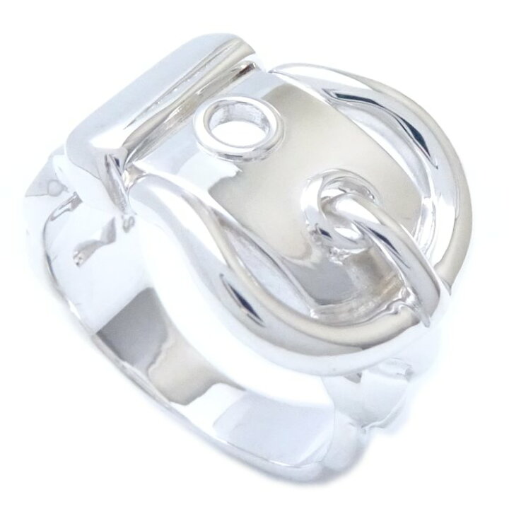 楽天市場】エルメス HERMES ブックルセリエ リング 指輪 10号 ベルト  