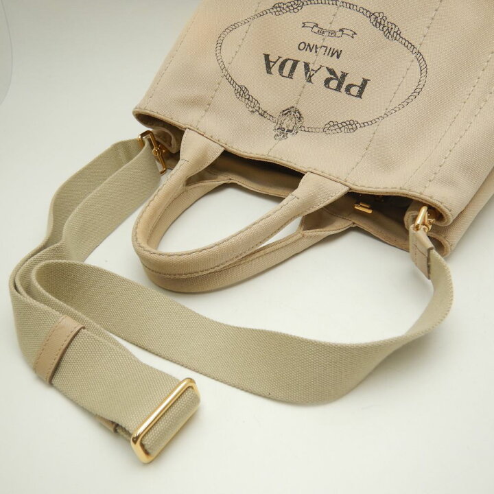 楽天市場】プラダ PRADA カナパ 1BG439 トートバッグ キャンバス 