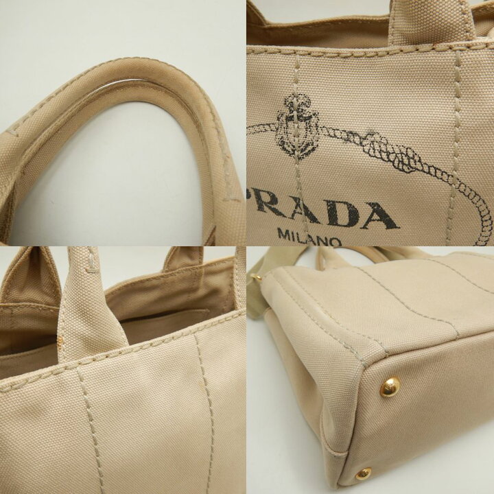 楽天市場】プラダ PRADA カナパ 1BG439 トートバッグ キャンバス 