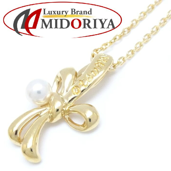 楽天市場】ミキモト MIKIMOTO ネックレス ベビーパール 真珠 K18YG 