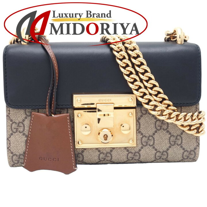 楽天市場】グッチ GUCCI GGスプリーム パドロックスモールチェーン  