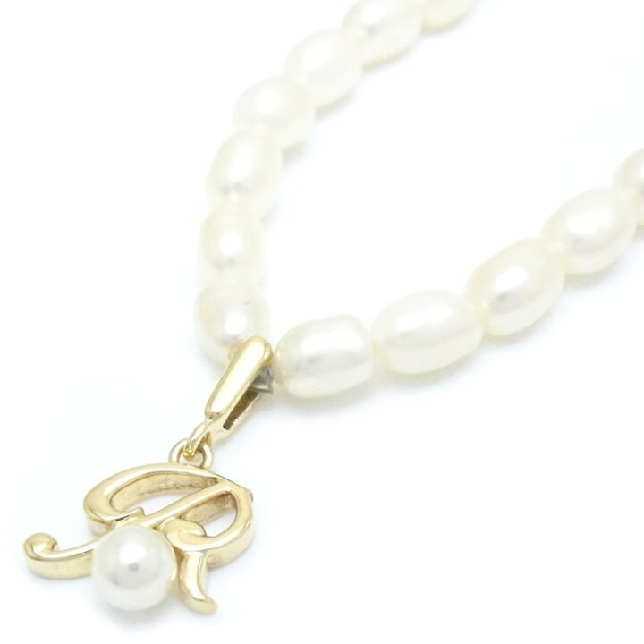 楽天市場】ミキモト MIKIMOTO 淡水パール ネックレス イニシャル 