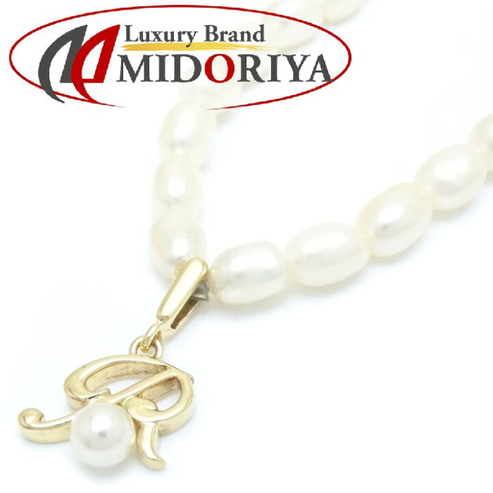 楽天市場】ミキモト MIKIMOTO 淡水パール ネックレス イニシャル 