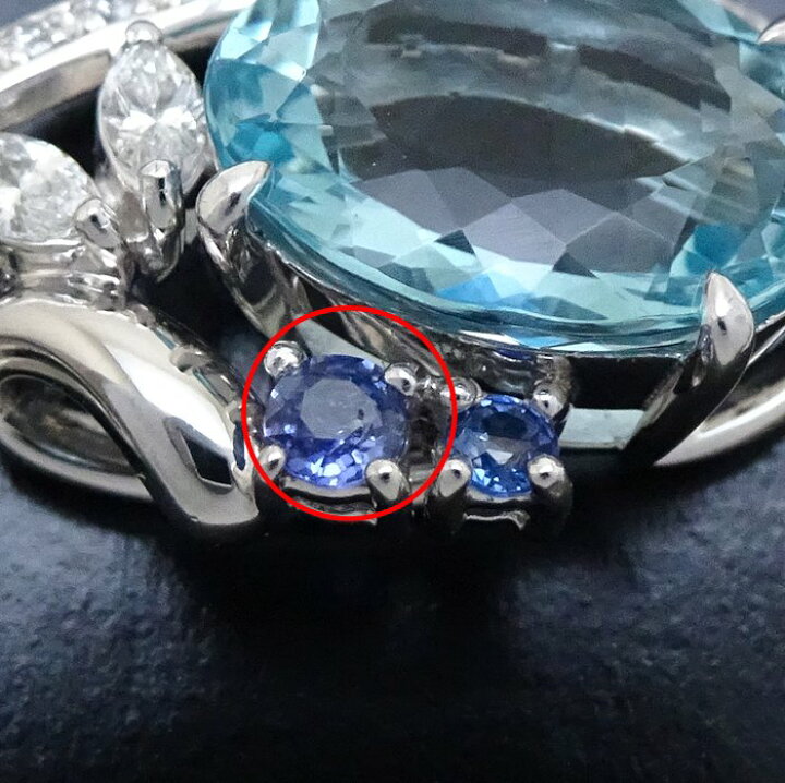 楽天市場】ネックレス ブルートパーズ4.40ct ダイヤモンド0.31ct  