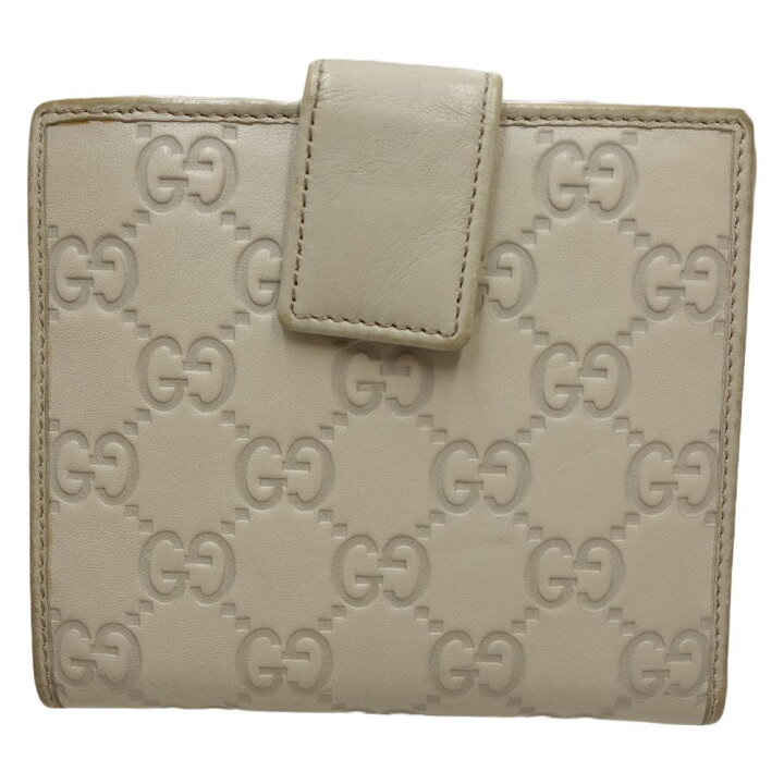 楽天市場】グッチ GUCCI Wホック グッチシマ 256997 二つ折り財布  