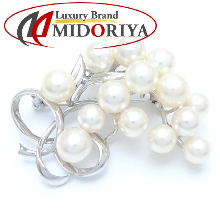 楽天市場】ミキモト MIKIMOTO パール ブローチ 真珠6〜7.5ミリ 