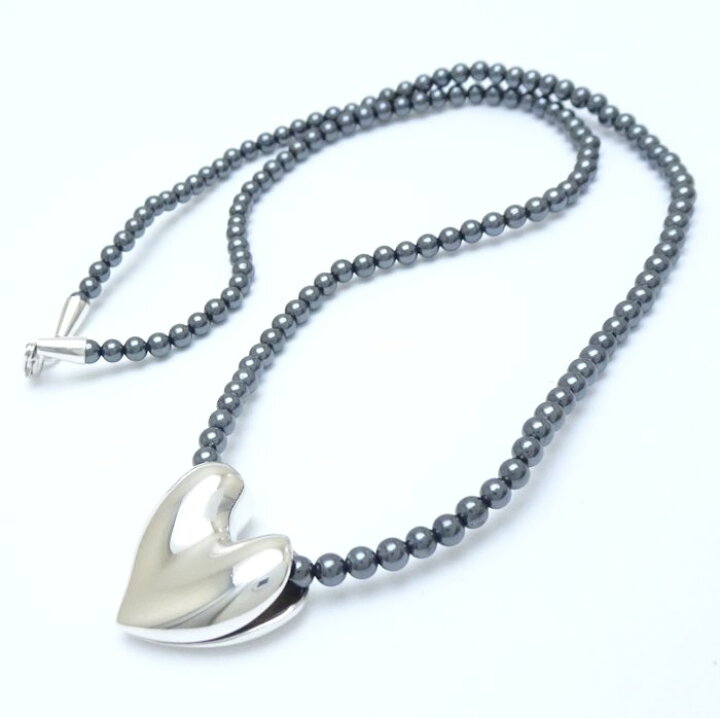 楽天市場】ジョージジェンセン Georg Jensen ハート ヘマタイト 