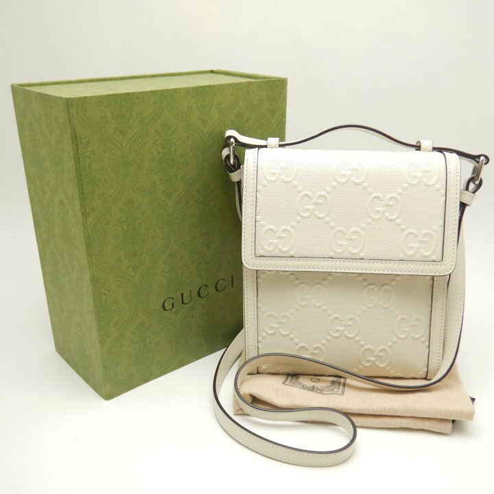 楽天市場】グッチ GUCCI 625782 メッセンジャーバッグ GGエンボス 