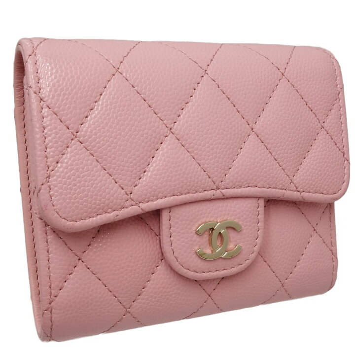 楽天市場】シャネル CHANEL スモールウォレット マトラッセ A81900 二  