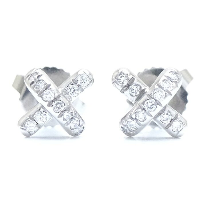 楽天市場】TIFFANY&Co. ティファニー クロスステッチ ピアス 