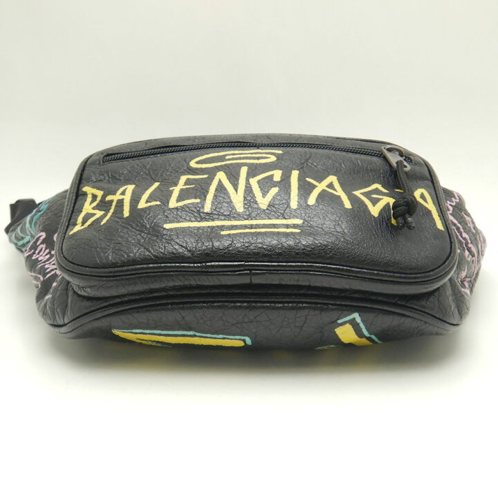 BALENCIAGA Explorer Belt Pack Graffiti Waist Body Bag 529550