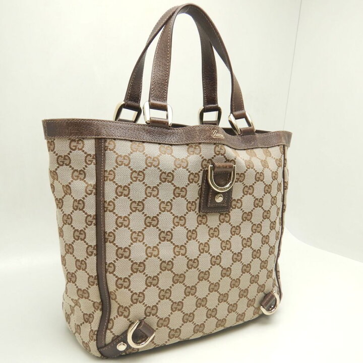 楽天市場】GUCCI グッチ 130739 トートバッグ アビー GGキャンバス  