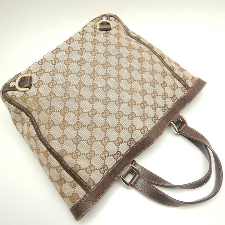 楽天市場】GUCCI グッチ 130739 トートバッグ アビー GGキャンバス 